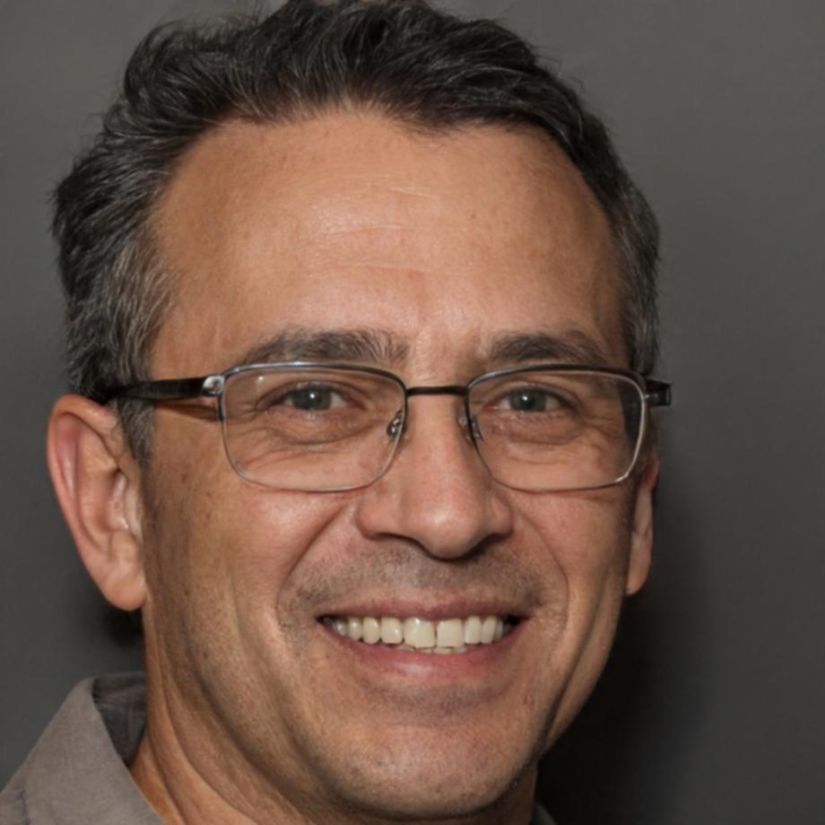 Portrait of senior financial instructor